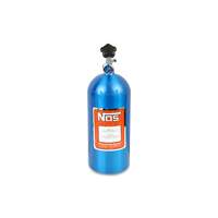 NOS - 10 lb Nitrous Bottle w/ NOS Blue Finish & Super Hi Flo Valve