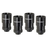 4PACK LOWER ADAPTOR WITH SQUARE SEAL SUIT BOSCH EXTENDED NOSE INJECTORS