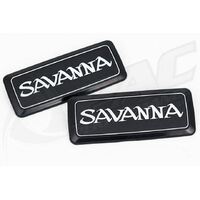 MAZDA RX3 SAVANNA REAR QUARTER PANEL BADGE (REFLECTOR DELETE)