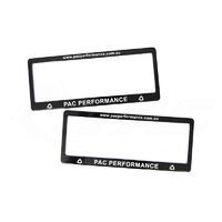PAC PERFORMANCE NUMBER PLATE FRAMES