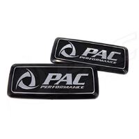 MAZDA RX3 'PAC PERFORMANCE' REAR QUARTER PANEL BADGE (REFLECTOR DELETE)