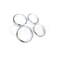 R100 RX2 TAIL LIGHT CHROME TRIM SET