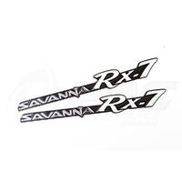 SAVANNA RX7 QUARTER BADGES (SOLD AS PAIR)