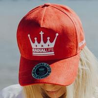 Radial Life - Crown Suede Strap Back Red