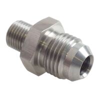 METRIC MALE M10X1.0 TO MALE FLARE AN-6 SS HIGH FLOW