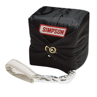 Simpson - 10' Sky Jacker Drag Chute Black Chute With Black Nylon Pack, Up To 200 mph