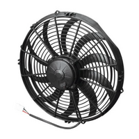Spal - 14" Electric Thermo Fan 1864 cfm - Puller Type With Curved Blades