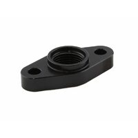 BILLET TURBO DRAIN ADAPTER WITH SILICON O-RING. 52MM MOUNTING HOLES - T3/T4
