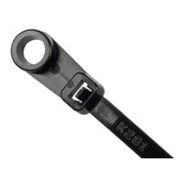 CABLE TIE WITH MOUNTING HEAD PK100 205MM