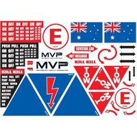 MVP CAMS APPROVED DECAL SHEET