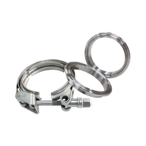 3" (76.2mm) V-Band Clamp Kit with Stainless Steel Weld Flanges