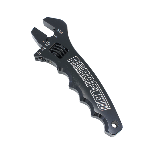 Aluminium Adjustable Grip Spanner - Black