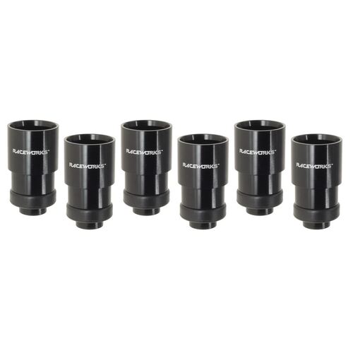 6PACK LOWER ADAPTOR WITH SQUARE SEAL SUIT BOSCH EXTENDED NOSE INJECTORS