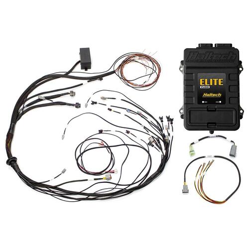 HALTECH - ELITE 1500 + MAZDA 13B S4/5 CAS WITH FLYING LEAD IGNITION TERMINATED HARNESS KIT