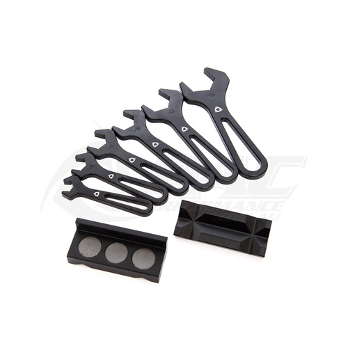 ALLOY AN SPANNER SET WITH VICE JAWS 8PC