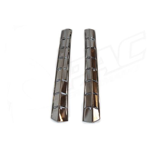 MAZDA RX3/808 COUPE REAR PILLAR VENTS - CHROME