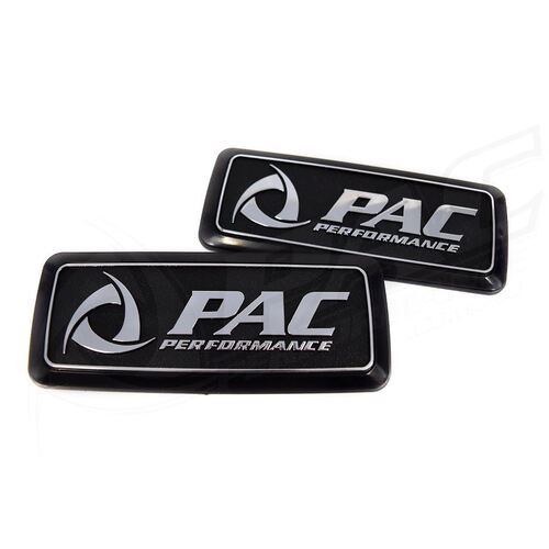 MAZDA RX3 'PAC PERFORMANCE' REAR QUARTER PANEL BADGE (REFLECTOR DELETE)