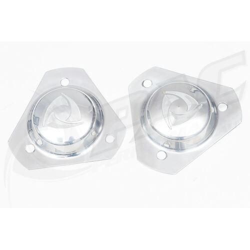 R100/RX2 STRUT TOP COVERS - POLISHED