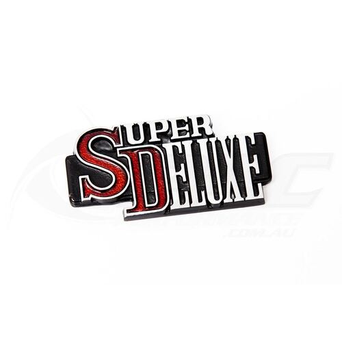 RX3 COUPE SUPER DELUXE REAR QUARTER BADGE