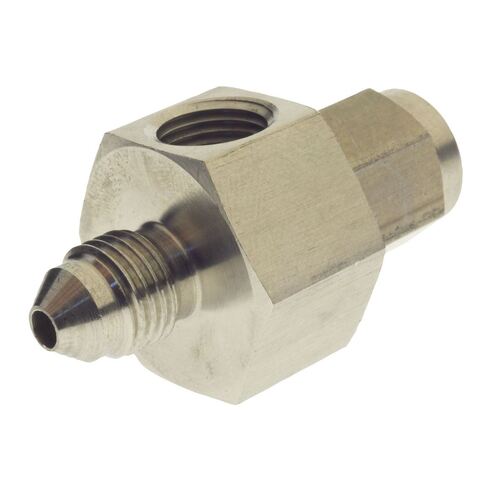 FEMALE SWIVEL TO MALE AN-3 SS WITH 1/8IN NPT PORT