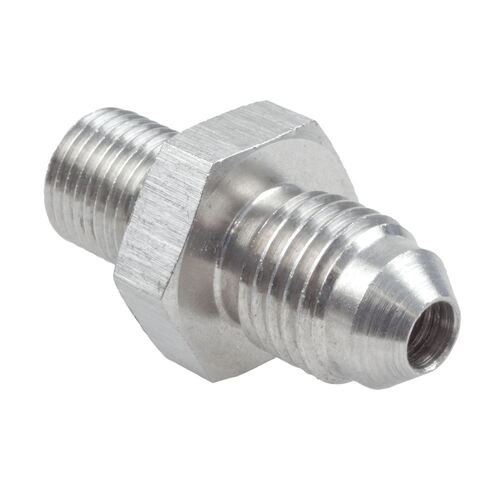 METRIC MALE M8X1.0 TO MALE FLARE AN-4 SS (DUAL SEAL)