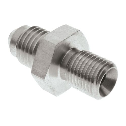 METRIC MALE M10X1.0 TO MALE FLARE AN-4 SS (DUAL SEAL)