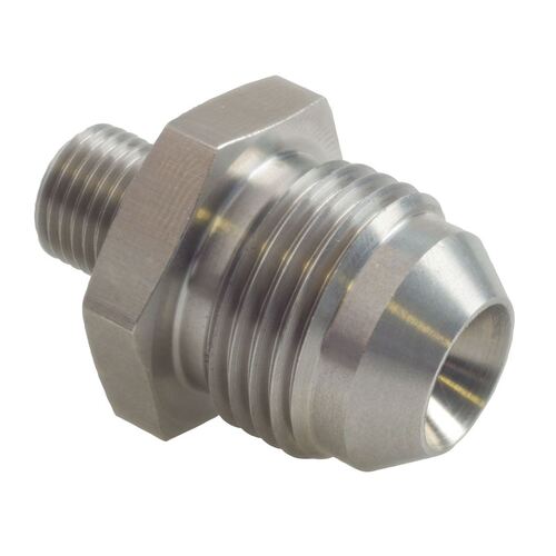 METRIC MALE M10X1.0 TO MALE FLARE AN-8 SS HIGH FLOW