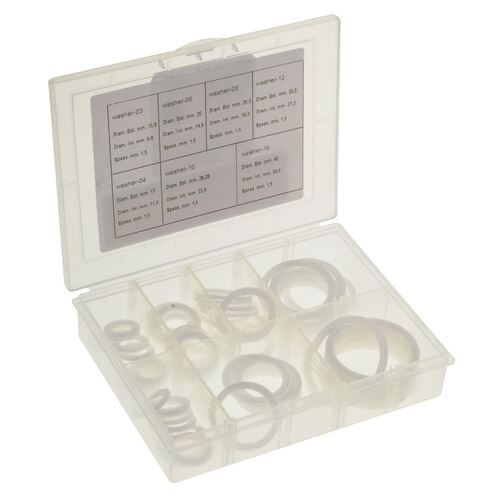 PTFE WASHER KIT 10 OF EACH SIZE AN-3 TO AN-16