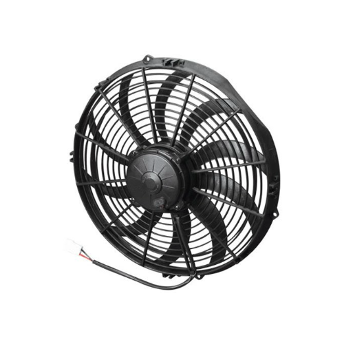 Spal - 14" Electric Thermo Fan 1864 cfm - Puller Type With Curved Blades
