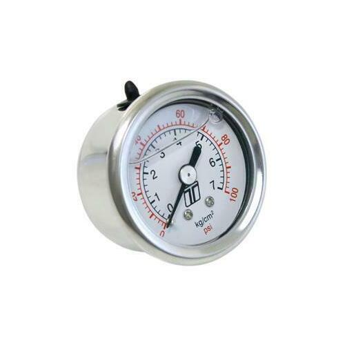 TURBOSMART FPR GAUGE LIQUID FILLED 0-100PSI