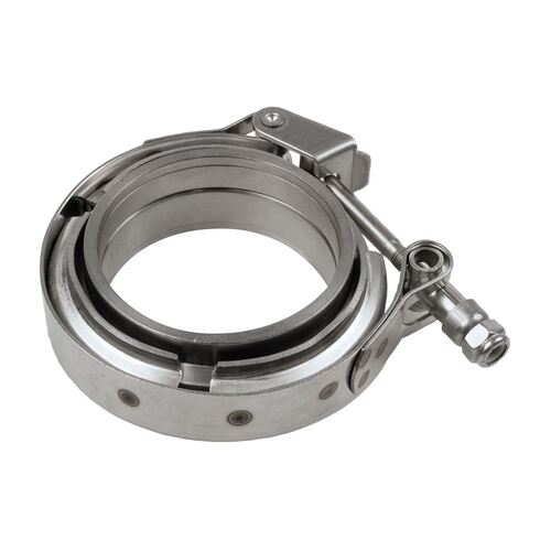 3.00IN SS QUICK RELEASE V-BAND CLAMP & FLANGES KIT