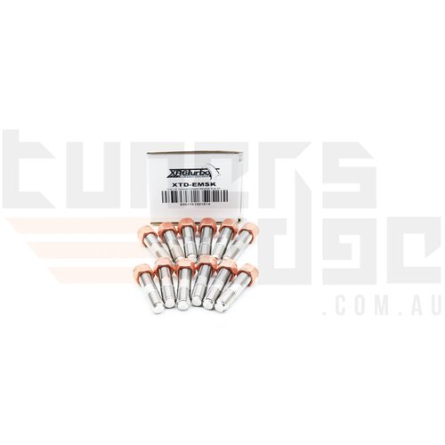 XR6 Turbo Developments - Inconnel Exhaust Stud Kit With Copper Lock Nut Kit