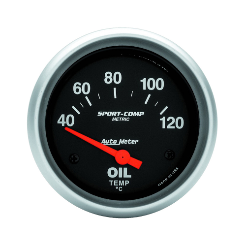 Auto Meter - Sport-Comp Series Oil Temperature Gauge